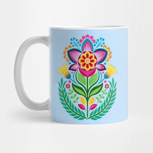 Floral mexican folk art design Mug